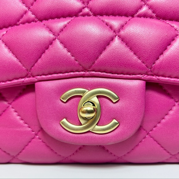 CHANEL Jumbo Mademoiselle Chic Flap Bag Pink - Picture 14 of 16